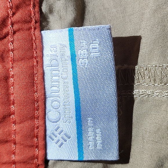 NWOT Columbia Performance Tan Shorts Mens Size 38 - Picture 3 of 5